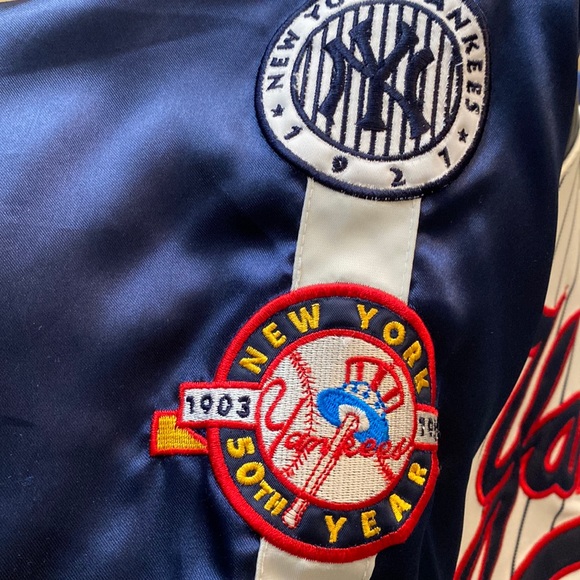 Vintage Rare Carl Banks NY Yankees Baseball Jacket - Picture 6 of 13